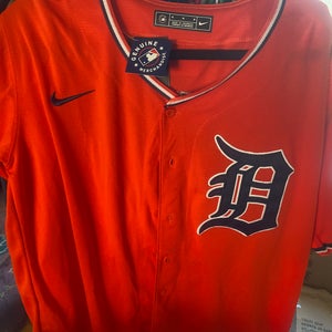 Orange Medium Adult Unisex Nike Jersey (New) Riley Greene