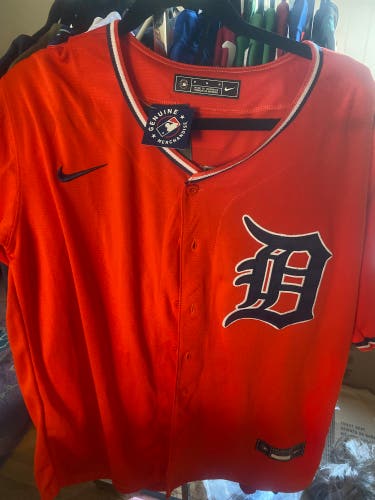 Orange Medium Adult Unisex Nike Jersey (New) Riley Greene
