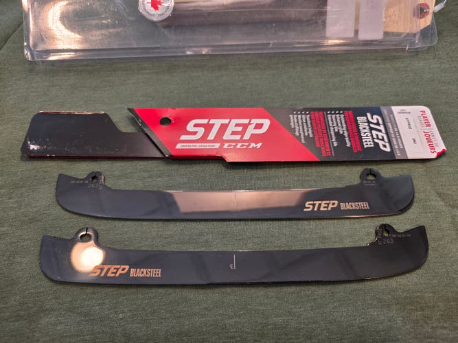 CCM Step Black Steel Replacement Blades NEW Size 263mm