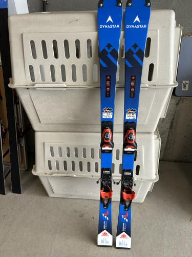 2024 Dynastar 142 cm Racing Omeglass Team SL Skis With Look SPX10 Bindings (Used)