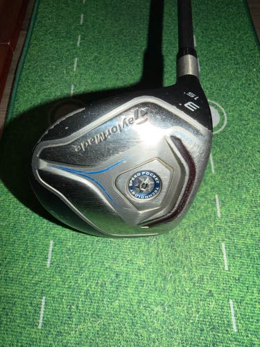 Men's 2014 TaylorMade JetSpeed Left Hand Fairway Wood Stiff Flex 3 Wood (Used)
