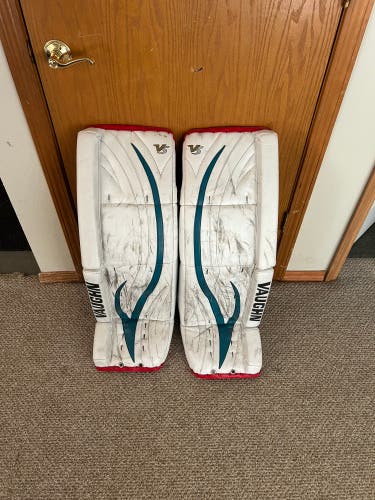 Used 34" Regular Vaughn Velocity V5 Goalie Full Set Pro Stock