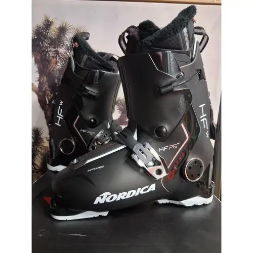 Nordica HF 75 W Womens Ski Boots Black Pearl Pink 26.5 050K19003C2 New