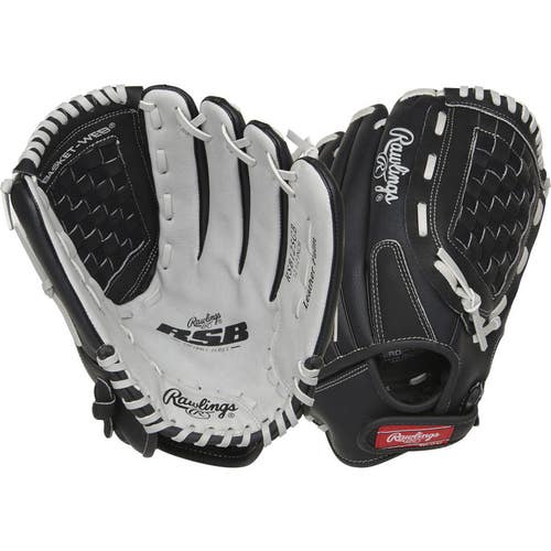 New Rawlings RSB SOFTBALL SERIES BB/SB Glove RH Throw 12" 11873-RAWRSB120GBLH