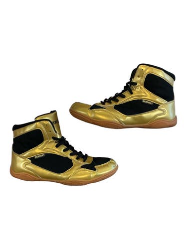 Used BKWHDAY Wrestling Shoes Gold Senior 8.5 11873-C000250122