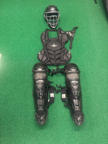 Black All Star System 7 Catcher's Set (Used)