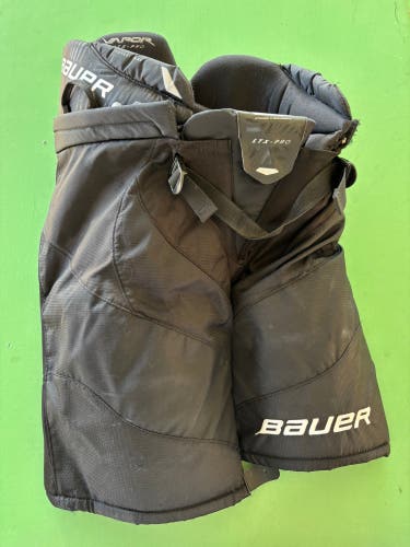 Black Intermediate Medium Bauer Vapor LTX Pro Hockey Pants