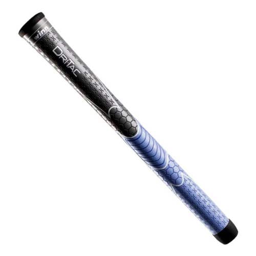 Winn Dri-Tac Wrap Golf Grip (Ladies Standard, Gray/Blue, 3DT-GLB) NEW