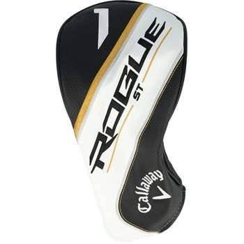Callaway Rogue ST Driver Headcover (Black/White/Gold) Golf Club Cover