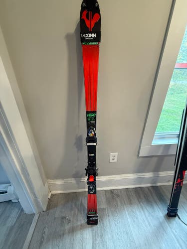 Rossignol Hero Athlete FIS SL 165 cm Racing Skis With Bindings Max Din 15 (Used)