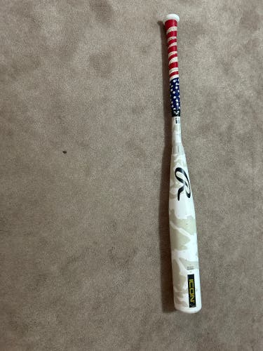 2025 Rawlings Icon Composite USSSA Certified Bat (-8) 22 oz 30" (Used)
