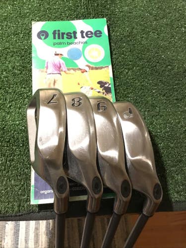 Callaway 1996 Big Bertha Irons Set (7-PW) RCH 90 Graphite Shafts