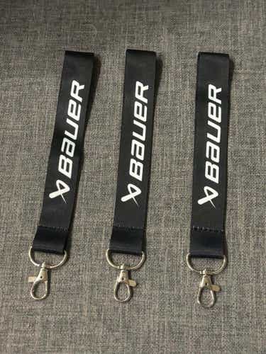 Bauer Hockey Lot of 3 Keychains New