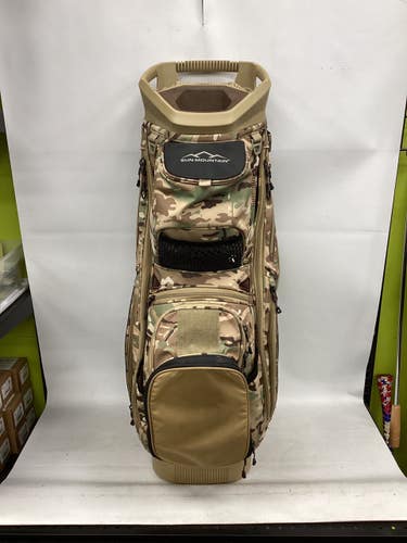 (MINT) Used Sun Mountain C130 14 SLOT Mens Cart Bag Camouflage 11851-S000053892