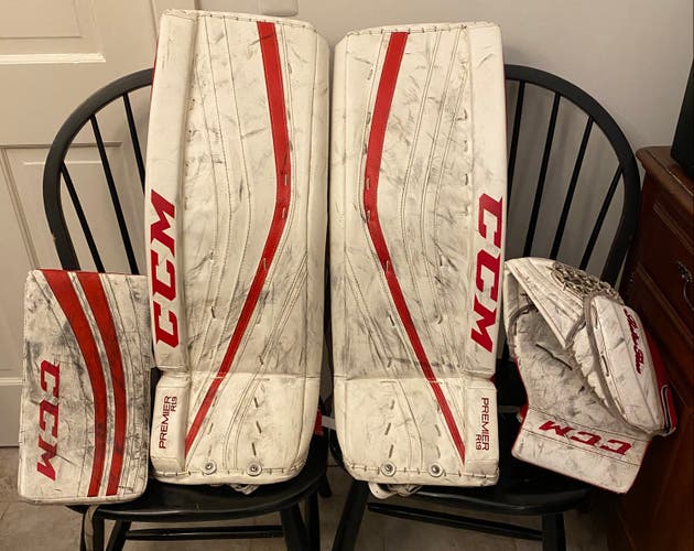 CCM Goalie Gear Set Premier R1.9 31+1 Pads RetroFlex Catcher Blocker