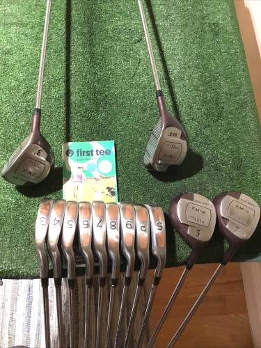 TM-III Heavy Sole Full Set (D, 3W, 5W, 7W, 3-PW-SW) Regular Steel Shafts