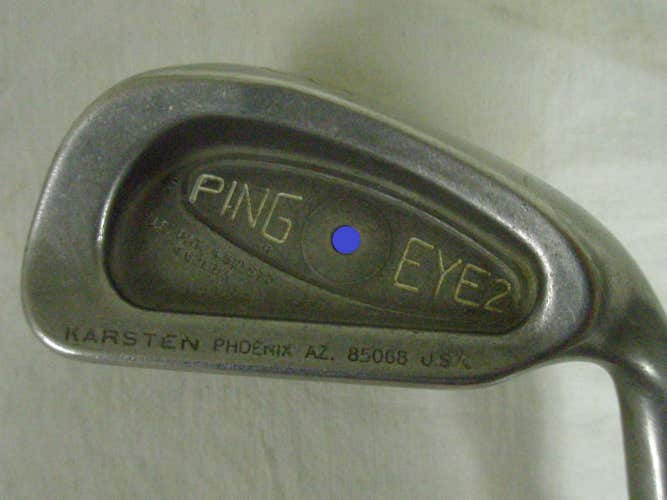 Ping Eye 2 + No + 2 iron Blue Dot (Steel ZZ-Lite STIFF) RARE Plus-No-Plus Club