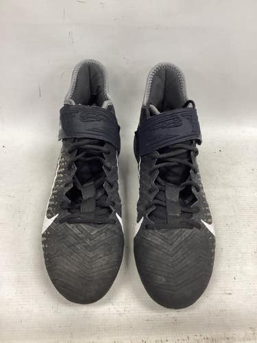 Used Nike ALPHA Adult FB Cleats Black Senior 10 11851-S000053852