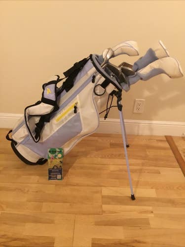Top Flite Ladies TF Full Set (D, 3W, 5H, 7-PW, Putter) Graphite & Stand Bag