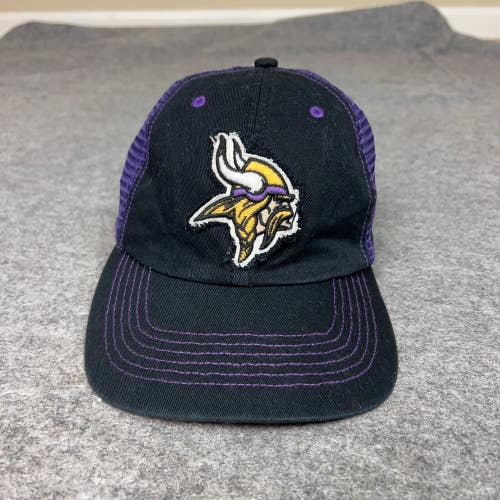 Minnesota Vikings Mens Hat One Size Flex Black Purple Trucker Cap Football NFL