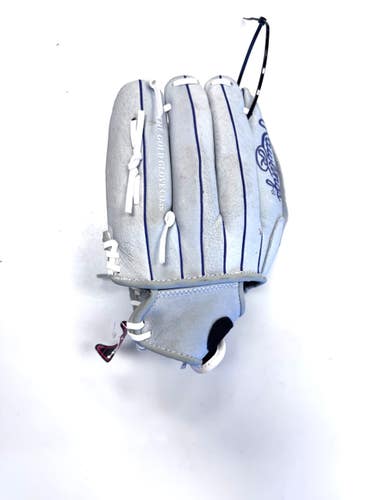 Used Rawlings SURE CATCH BB/SB Glove RH Throw Grey 12" 11860-S000317106