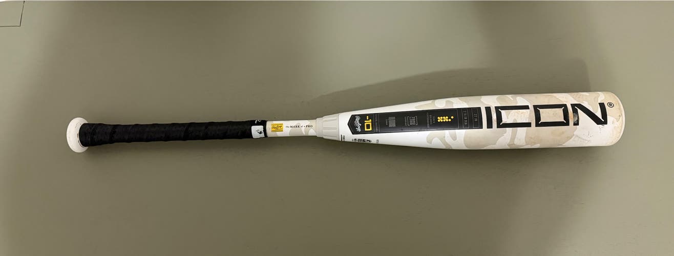 2025 Rawlings Icon Composite USSSA Certified Bat (-10) 17 oz 27" (Used)
