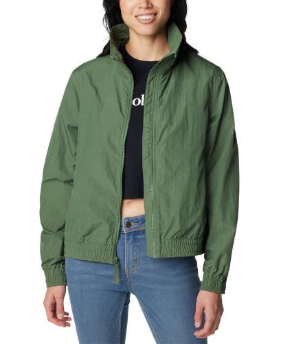 Columbia Time Is Right Jacket Women's XS Canteen Long Sleeve Full Zip MOT230