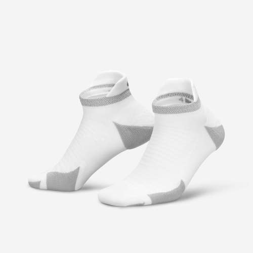 Nike Spark CU7201-100 No Show Socks Unisex Small White Cushioned Active MOT215