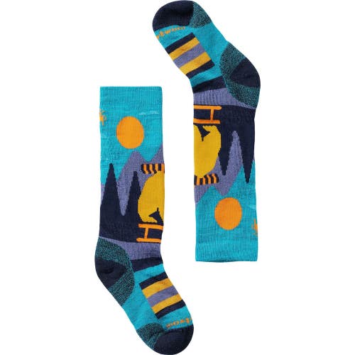 Smartwool Ski Socks Kids S Capri Sleigh Bear Light Cushion Over The Calf DAC98