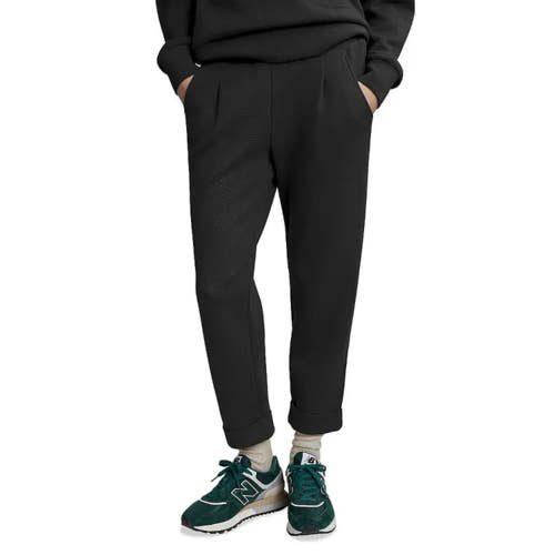 Varley The Rolled Cuff Pants Women's Medium Black Stretch Tapered Leg DAC193