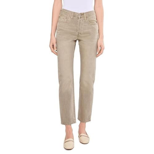 Levi's Premium 501 Jeans Women's 28X30 Chipped Winter Twig Straight Leg DAC68