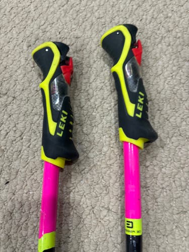 50in (125cm) Leki WORLDCUP SL TBS Racing Ski Poles (Used)