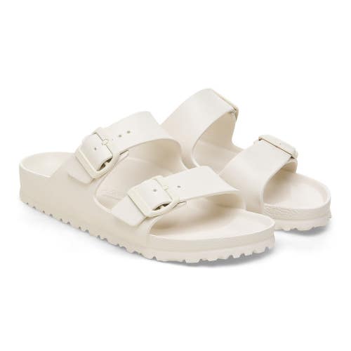 Birkenstock Arizona 1027384 Sandals Women's 9 Eggshell Open Toe Slide ZAP2919