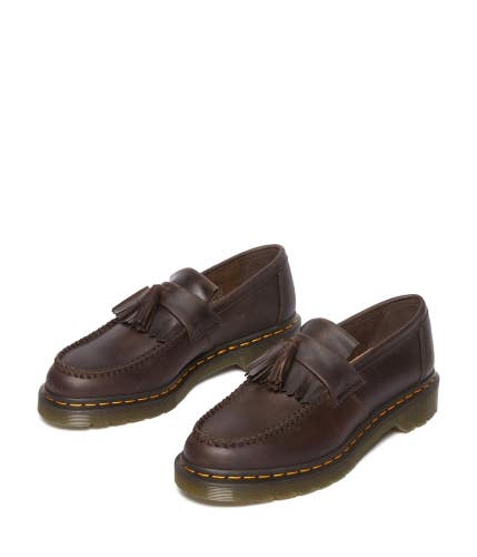 Dr. Martens Adrian 30917201 Tassel Loafer Women's 7 Brown Slip On Shoes ZAP2865