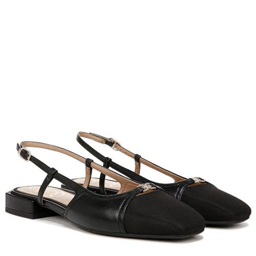 Sam Edelman Kara 2 J0634M3001 Flats Womens 10 M Black Leather Slingback ZAP2897
