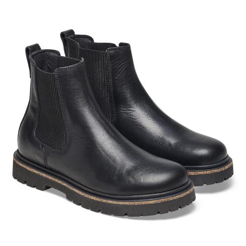 Birkenstock Highwood 1025791 Boots Womens 10 Black Leather Ankle Chelsea ZAP2916