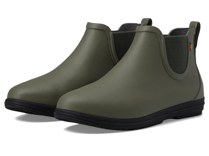 Bogs Sweetpea II 73136-301 Women's 8 M Dark Green Waterproof Rain Boots ZAP2869