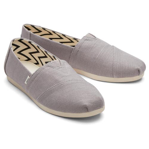Toms Alpargata Women's US 10 Morning Dove Canvas Round Toe Slip-On Shoes ZAP2840