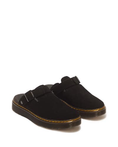 Dr. Martens Carlson 27410001 Sandal Mens 13M Black Suede Round Toe Mule ZOGG4096