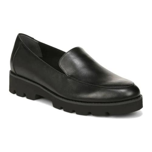 Vionic Kensley H9623L6004 Loafer Womens 7 W Black Leather Slip On Shoes ZOGG4021
