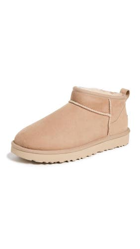 UGG Classic Ultra Mini 1116109-SAN Boots Women's 9 B Sand Suede Bootie ZOGG4230
