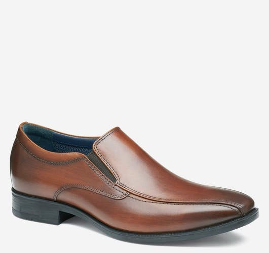 Johnston & Murphy Gibbons Run-Off Venetian Loafer Men 14 2E Brown Shoes ZOGG4030