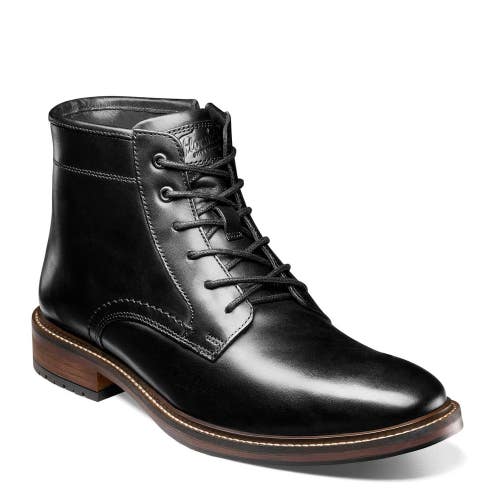 Florsheim Forge 14432-001 Boots Men's 9 M Black Leather Plain Toe Ankle ZOGG4035