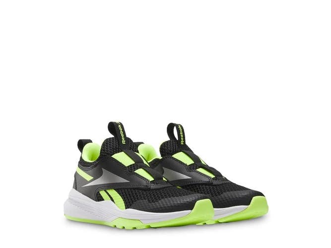 Reebok XT Sprinter Sneakers Boys US 13 Black Solar Slip-On Running Shoes RHS9857