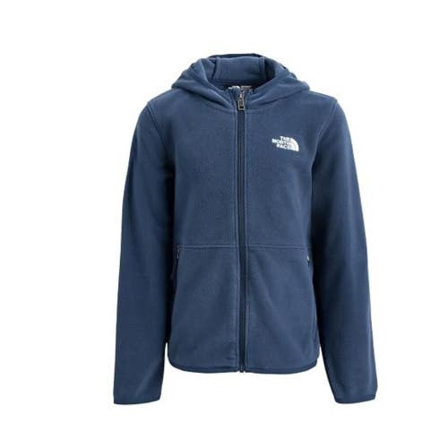The North Face Glacier Full Zip Hoodie Unisex Kids 4 Summit Navy Fleece GBO4487
