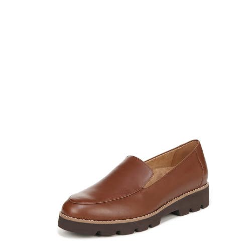 Vionic Kensley H9623L6201 Loafers Women's 7 M Brown Leather Slip-On Shoes HAM887