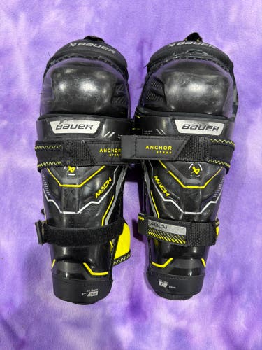 Youth Bauer Supreme Mach Shin Pads 9" (Used)