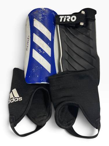 Used Adidas Soccer Shin Guards Junior Royal Blue MD 11847-S000039569