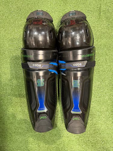 Senior Sher-Wood Code Encrypt 1 Shin Pads 16" (Used)