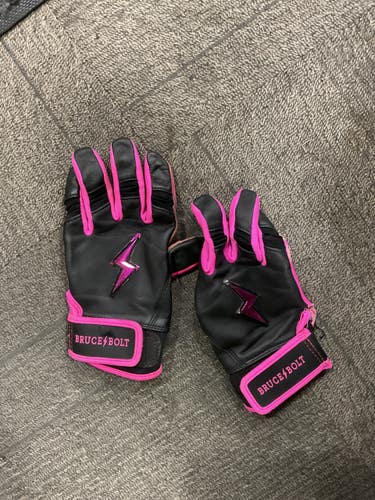Used BB/SB Batting Gloves Pink MD 11614-S000245746